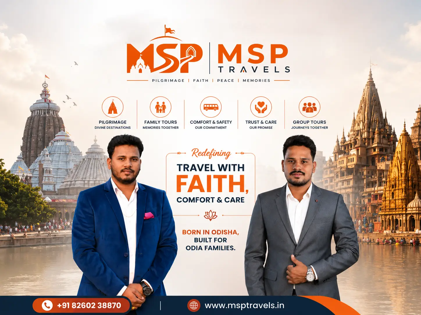 MSP Travels group on a yatra in Odisha